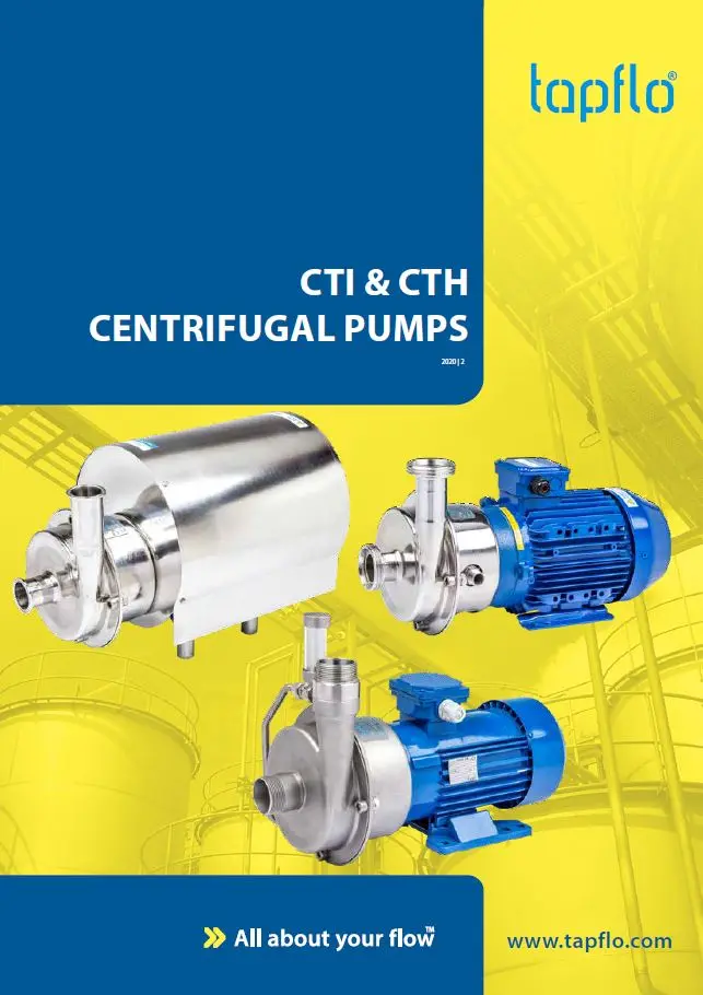Brochure CTI & CTH Centrifugal pump